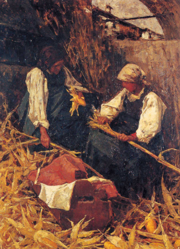 The Corn Harvesters Filippini Francesco Filippini Artwork On Useum