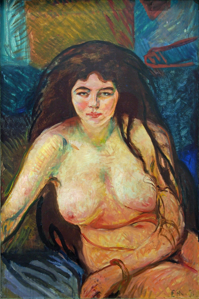 Seated Nude Edvard Munch Artwork On USEUM