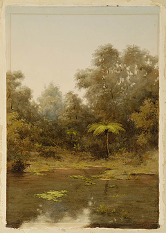 A Bush Pool by Edward William Payton
