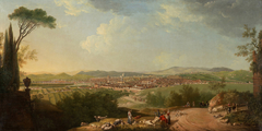 A distant view of Florence by Thomas Patch
