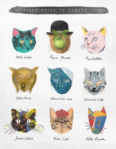 A field guide to famous cats by Elly Liyana