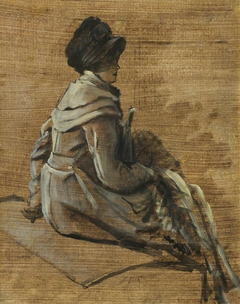 A Study for ‘By Water’: Kathleen Kelly, Mrs Isaac Newton (1854-1882)