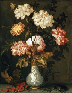 A Vase of Flowers by Balthasar van der Ast
