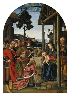 Adoration of the Magi by Pietro Perugino