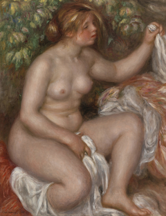 After the Bath (La Sortie du bain) by Auguste Renoir