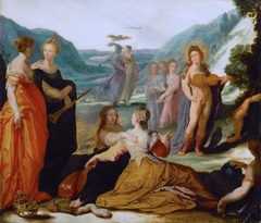 Apollo und die Musen by Bartholomeus Spranger