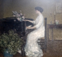At the Piano by Childe Hassam