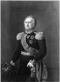 August (1783-1853), grand duke of Oldenburg, married to 1. Adelheide of Anhalt-Bernburg-Schaumburg-Hoym, 2. Ida of Anhalt-Bernburg-Schaumburg-Hoym, 3. Cecilia of Sweden by Karl Baumbach