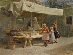 Beim Lebzelterstand by Gustav Adolf Hessl