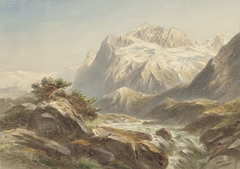 Berglandschap by Willem Jan van den Berghe