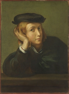Bildnis eines jungen Mannes (nach Raffael) by Ernst Friedrich von Liphart