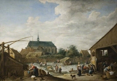 Bleaching Ground by David Teniers the Younger