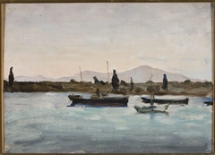 Boats at the coast, Marmora – Tuscula. From the journey to Palestine