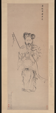 Bodhisattva Guanyin in the Form of the Buddha Mother by Chen Hongshou