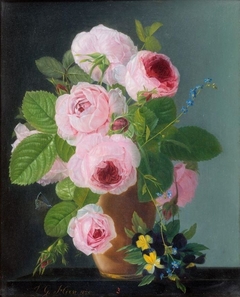 Bouquet de roses by Jean-Georges Hirn