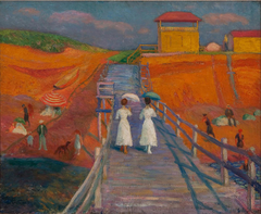 Cape Cod Pier by William James Glackens