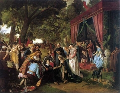 Casamiento de Basilio y Quiteria (Don Quijote capítulo XXI) by Manuel García Hispaleto