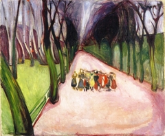 Children on the Street by Edvard Munch