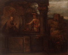 Christ and the Woman of Samaria by Rembrandt