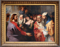 Christ and the Woman Taken in Adultery by Peter Paul Rubens