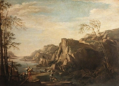 Coast Scene with Banditti by Anonymous