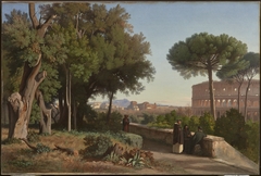 Colosseum Viewed from the Palatine by Jean-Achille Benouville