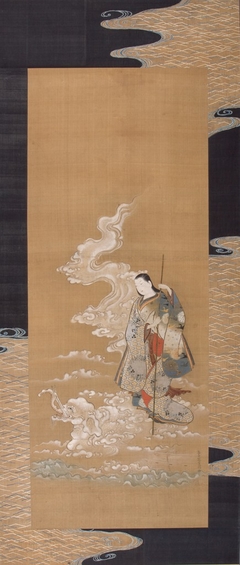Courtesan Eguchi as the Bodhisattva Fugen with a White Elephant by Haritsu Ogawa