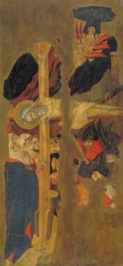 Crucifixion of Saint Andrew by Lluís Borrassà