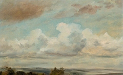 Cumulus Clouds over a Landscape by John Constable