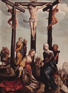 De kruisiging by Jan van Scorel