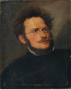 Der Maler Heinrich Schwemminger by Joseph Hasslwander