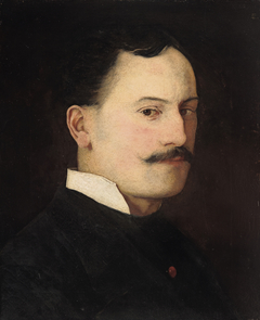 Der Maler Julius Bodenstein by Wilhelm Leibl