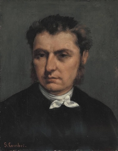 Der Politiker Emile Ollivier by Gustave Courbet