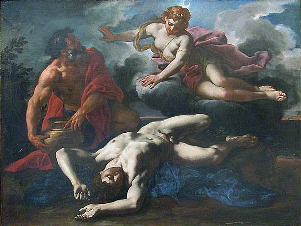 Diana next to the Corpse of Orion