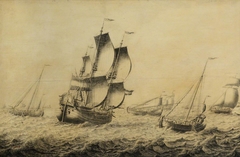 Dutch herring fishery by Adriaen van Salm