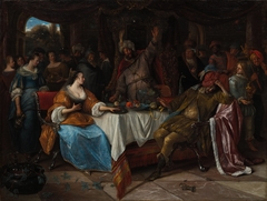 Esther, Ahasuerus and Haman by Jan Steen