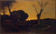 Evening at Medfield, Massachusetts by George Inness