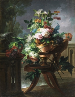 Flower Vase on a Chair by Miguel Parra Abril