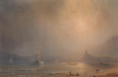 Fog on the Coast of the Mediaterrian Sea by Théodore Gudin