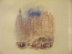 Fontainebleau: The Departure of Napoleon by J. M. W. Turner
