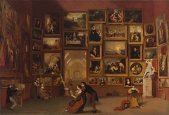 Gallery of the Louvre by Samuel Morse