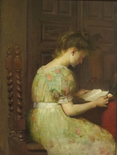 Girl Reading by Mary C Wheeler
