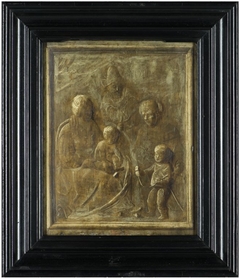 Grisaille van Heilige familie by Dirk Ploegsma