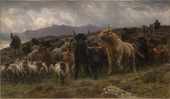 Highland Raid by Rosa Bonheur