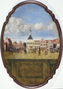 Hof met oude stadhuis, Amersfoort by anonymous painter