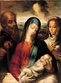 Holy Family by Luis de Morales