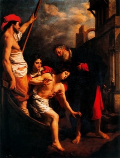 Hospitality of Saint Julian by Cristofano Allori