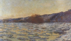 Ice Floes at Twilight by Claude Monet