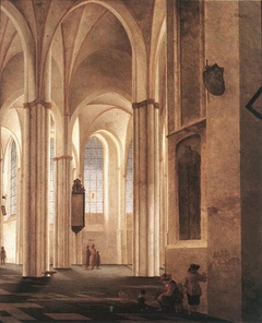 Interior of the Buurkerk in Utrecht