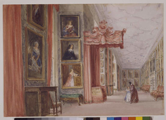 Interior of the Long Gallery, Hardwick Hall, Derbyshire